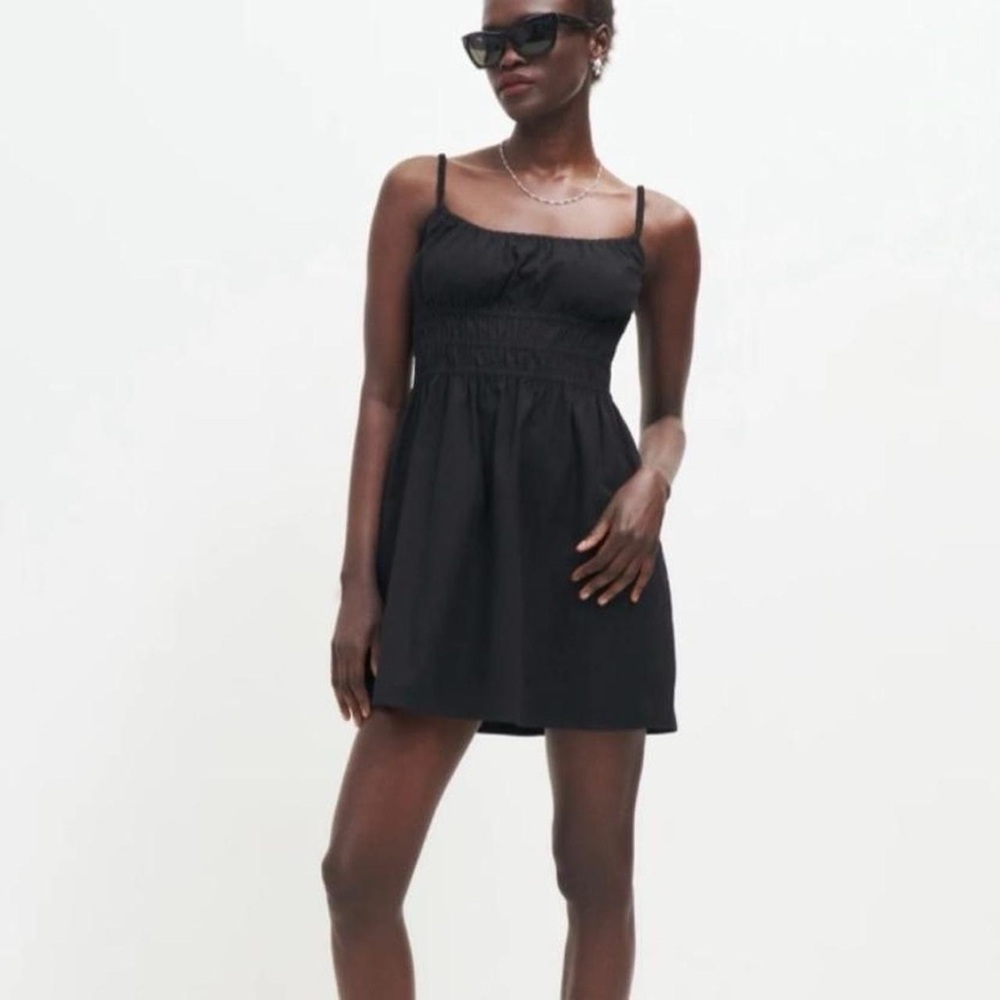 Reformation black Kathleen dress